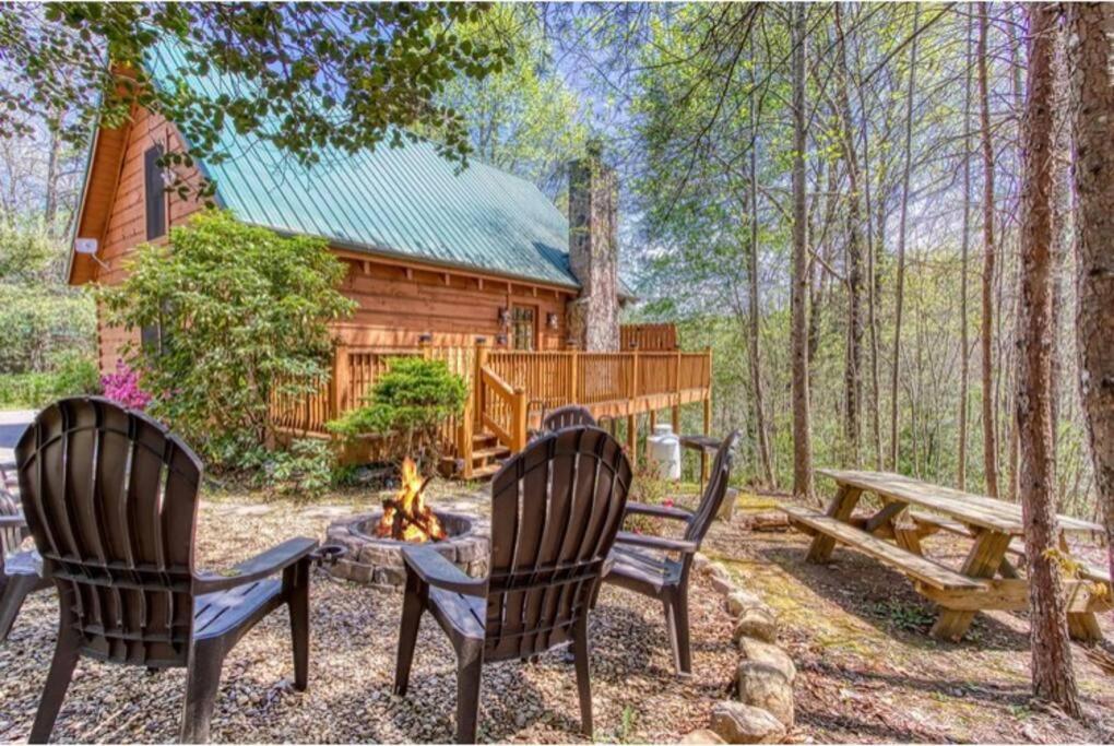 Lazy Bear Cabin Севьервилл Экстерьер фото