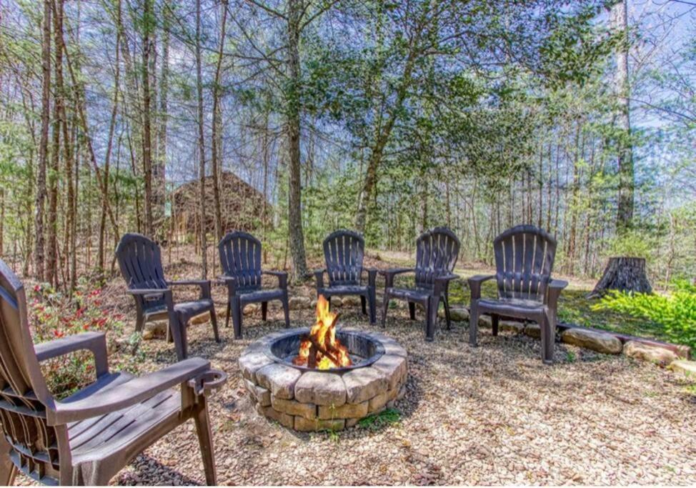 Lazy Bear Cabin Севьервилл Экстерьер фото